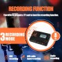 Retekess V115 Radio Portátil,FM Am SW Radio Pequeña,Radios Pequeñas Digitales con MP3,SD/TF/USB,3 Modos de Grabación,Tiempo de