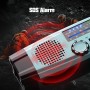 Radio de Emergencia Portátil, FM/Am Emergency Radio con Solar Recargable y Dinamo con Manivela con Linterna LED 2000mAh