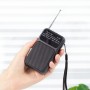 Hasaller Radio pequeña portátil de bolsillo con transistor de batería, radio AM, FM, SW, batería, radio digital, radio de