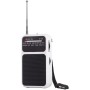 Hasaller Radio pequeña portátil de bolsillo con transistor de batería, radio AM, FM, SW, batería, radio digital, radio de