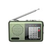 Mixnexorad Radio portátil de Banda Completa, pequeña Radio de Onda Corta, Radio de Onda Corta Recargable Radio meteorológica Am