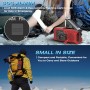 Radio De Emergencia Portátil - R-adio De Manivela De Energía Solar, Radios De Alarma SOS, con Linterna LED, 3 Métodos De Carga,