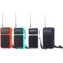 Hasaller Radio pequeña portátil de bolsillo con transistor de batería, radio AM, FM, SW, batería, radio digital, radio de