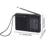 Radio portátil de Bolsillo Am FM, Radios de transistores compacta, Radios estéreo con Pilas y Altavoz Grande, Antena telescópica
