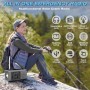 Am/FM/NOAA Emergencys Radio con Solar Recargable Radio De Dinamo, Linterna LED, Alarma SOS Y Dinamo De Manivela, Equipo De