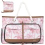 Lekespring Bolsa Playa Grande XXL Familiar con Cremallera Bolsa de Viaje, Impermeable Shopper Bolso de Hombro para Mujer, Bolsa