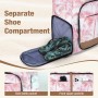 Lekespring Bolsa Playa Grande XXL Familiar con Cremallera Bolsa de Viaje, Impermeable Shopper Bolso de Hombro para Mujer, Bolsa