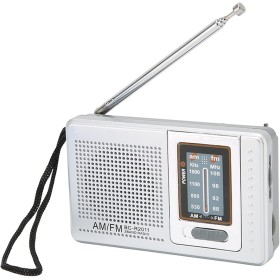 VBESTLIFE Radio Am FM, Radio de Bolsillo Portátil con Altavoz Integrado, Reproductor de Música de Radio de Bolsillo Portátil FM,