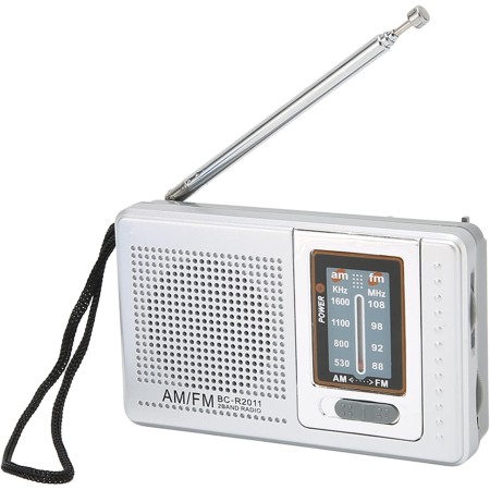 VBESTLIFE Radio Am FM, Radio de Bolsillo Portátil con Altavoz Integrado, Reproductor de Música de Radio de Bolsillo Portátil FM,