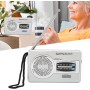 VBESTLIFE Radio Portátil, Radio de Transistor Am FM Radio Portátil Operada por 2 Pilas AA Radio Pequeña con Conector para
