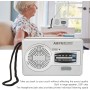 VBESTLIFE Radio Portátil, Radio de Transistor Am FM Radio Portátil Operada por 2 Pilas AA Radio Pequeña con Conector para