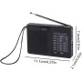 Wpsagek Radio compacta, Radio portátil de Bolsillo, estéreo con Pilas y Altavoz Grande, Señales ultraanchas y Antena telescópica