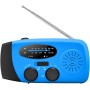 Radio Manivela Emergencia, Radio Meteorológica NOAA Am/FM Autoalimentada con Batería Externa 2000mAh, Cargador Teléfono Celular,