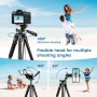 JOILCAN Tripode para Movil 161cm, Trípode para Móviles de Aluminio Extensible con Control Remoto, Palo Selfie Tripode con