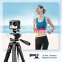 JOILCAN Tripode para Movil 161cm, Trípode para Móviles de Aluminio Extensible con Control Remoto, Palo Selfie Tripode con
