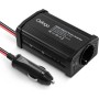 Odoga inversor 12v a 220v 300W para Coche, Convertidor con USB-C y USB-A - Adaptador Mechero Coche a Enchufe - Cargue Sus