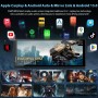Carpuride W904 Wireless Carplay & Android Auto con Dash CAM - Pantalla táctil IPS HD de 10" para Coche, cámara Frontal 4K y