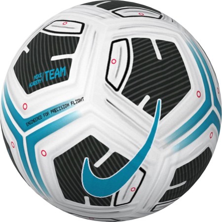 Nike FZ7540-102 NK Academy - Team - FA24 Recreational Soccer Ball Unisex White/Black/LT Blue Fury Tamaño 5