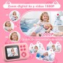 Singphere Cámara de Fotos Infantil Instantáneas, Regalo para niñas y niños de 3 a 12 años, Camara Fotos Infantil de 1080P con