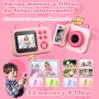 Singphere Cámara de Fotos Infantil Instantáneas, Regalo para niñas y niños de 3 a 12 años, Camara Fotos Infantil de 1080P con