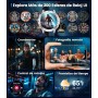 DREMAC Militar Reloj Inteligente Hombre con Linterna, 530mAh, 1.43" AMOLED Smartwatch con Llamadas Bluetooth, Monitor de Sueño,