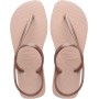 Havaianas - Flash Urban, Sandalias Cómodas, Elegantes y Versátiles, Cierre en Tobillo, Tiras Metálicas Cruzadas, Mujer