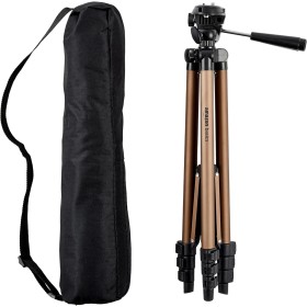 Amazon Basics Trípode ligero de 127 cm con funda, champán