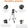 Amazon Basics Trípode ligero de 127 cm con funda, champán
