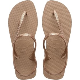 Havaianas - Flash Urban, Sandalias Cómodas, Elegantes y Versátiles, Cierre en Tobillo, Tiras Metálicas Cruzadas, Mujer