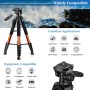 JOILCAN 187cm Trípode Ligero Cámara, Aluminio, para Canon Nikon Sony con Cabezal Giratorio Desmontable de 3 vía, con Soprtre de