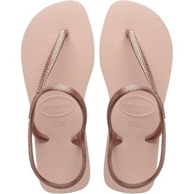 Havaianas - Flash Urban, Sandalias Cómodas, Elegantes y Versátiles, Cierre en Tobillo, Tiras Metálicas Cruzadas, Mujer