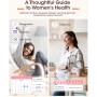 RUXINGX Reloj Inteligente Mujer con Llamadas, 1.83" Smartwatch con 3 Correas, Función Femenina/24H Pulsometro/SpO2/Monitor de