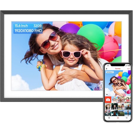ARZOPA Marco de Fotos Digital WiFi 10,1 Pulgadas 32GB Gratuita Arzopa App Compartir Remoto Fotos y Vídeos Ilimitados 1280x800