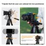 K&F Concept Tripode para Movil 190cm S255A3+BV01 Trípode Ligero Portátil de Tubo Perfilado de 5 Lados para DSLR, Cámara Réflex