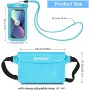 ivoler Set de Bolsa Waterproof con Riñonera Impermeable Bolsa Cintura y Funda Móvil Impermeable para Playa Natación Canotaje