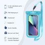 ivoler Set de Bolsa Waterproof con Riñonera Impermeable Bolsa Cintura y Funda Móvil Impermeable para Playa Natación Canotaje