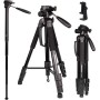 CAMBOFOTO Cámaras Trípode Profesional de 188 cmpara Cámaras DSLR, Smartphones y Dispositivos con Montaje Universal 1/4" -