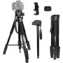 CAMBOFOTO Cámaras Trípode Profesional de 188 cmpara Cámaras DSLR, Smartphones y Dispositivos con Montaje Universal 1/4" -