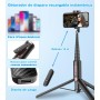TONEOF 170cm Palo Selfie Tripode para Movil，Tripode Movil Extensible Rotacion Trípode Teléfono Flexible con Inalámbrico con