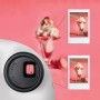 Instax Mini 12 Cámara instantánea, con autoexposición y Lente selfi incluida, Blossom Pink