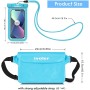 ivoler Set de Bolsa Waterproof con Riñonera Impermeable Bolsa Cintura y Funda Móvil Impermeable para Playa Natación Canotaje