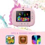 HiMont Cámara de Fotos Instantáneas para Niños con Papel de Impresión y Tarjeta SD de 32G,20MP, Cámara de Fotos para Niños con