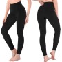 SINOPHANT Women's High Waist Sports Leggings, Opaque Tummy Control Leggings, Elastic Leggings, Women's Dress Leggings, Buttery