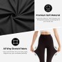 SINOPHANT Women's High Waist Sports Leggings, Opaque Tummy Control Leggings, Elastic Leggings, Women's Dress Leggings, Buttery