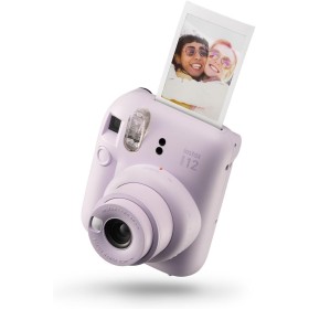 Instax Mini 12 - Cámara instantánea, con autoexposición y lente selfi incluida, Morado (Lilac Purple)