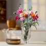 LEGO Botanical Bouquet of Flowers Fantasy in Pink Mockup for Adults, Floral Decoration for Home and Office with Daisies,