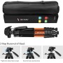 Trípode Cámara de Movil, Victiv 185cm Aluminio Tripode para Nikon Canon Sony, Cabezal Giratorio Desmontable de 3 vías, con