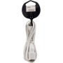 Zenitech HO3VVH2F - Alargador, 2 x 0,75 mm2, Toma de 6 A, 3 m, Negro (Paquete de 2)
