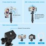 Victiv 197cm Palo Selfie Tripode Movil Alto, Tripode para Movil con 25cm Cuello de Cisne& Mando a Distancia y Soporte para