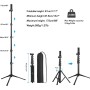 Victiv 197cm Palo Selfie Tripode Movil Alto, Tripode para Movil con 25cm Cuello de Cisne& Mando a Distancia y Soporte para